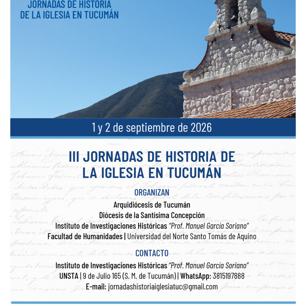 III Jornadas de Historia de la Iglesia en Tucumán