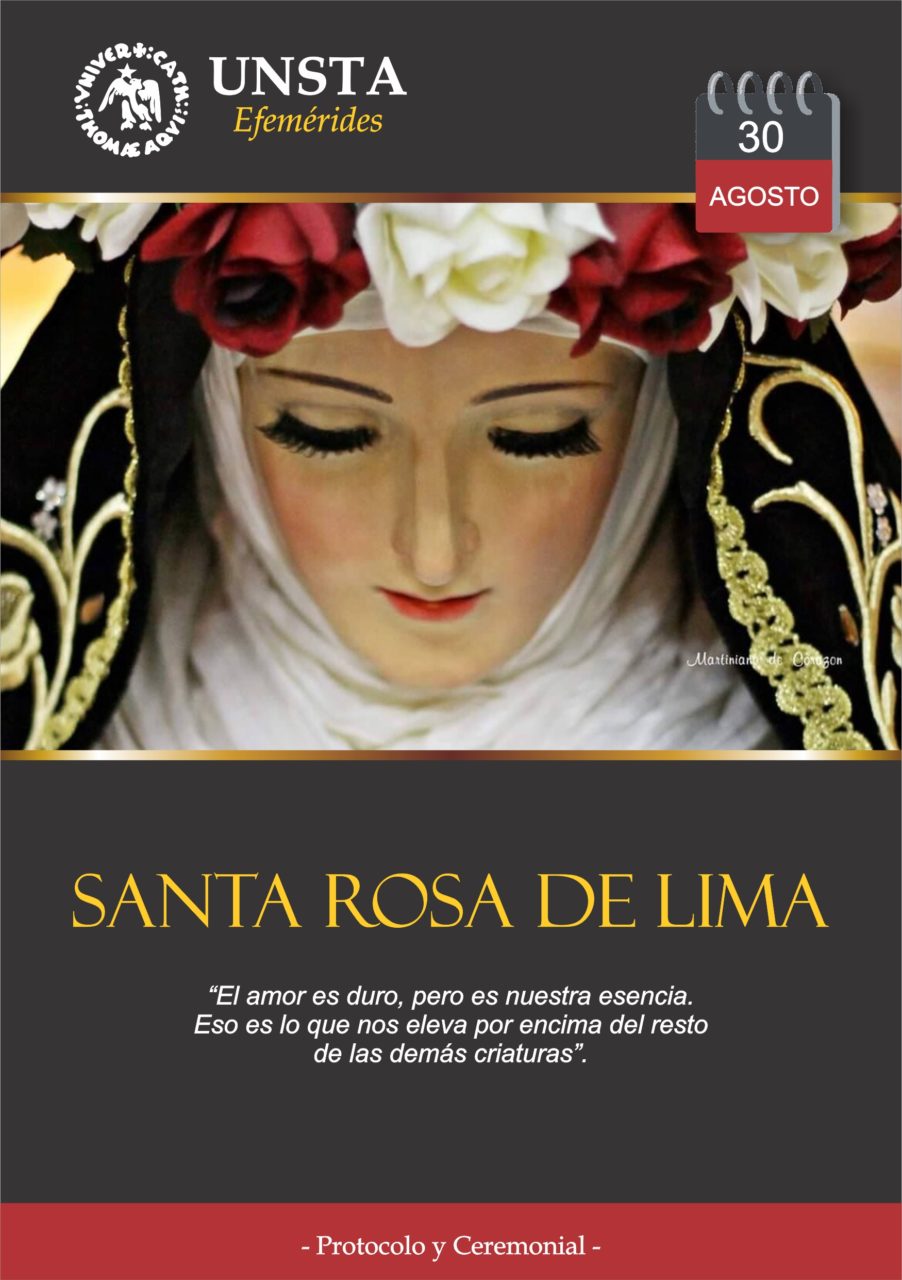 Santa Rosa de lima 30 de agosto