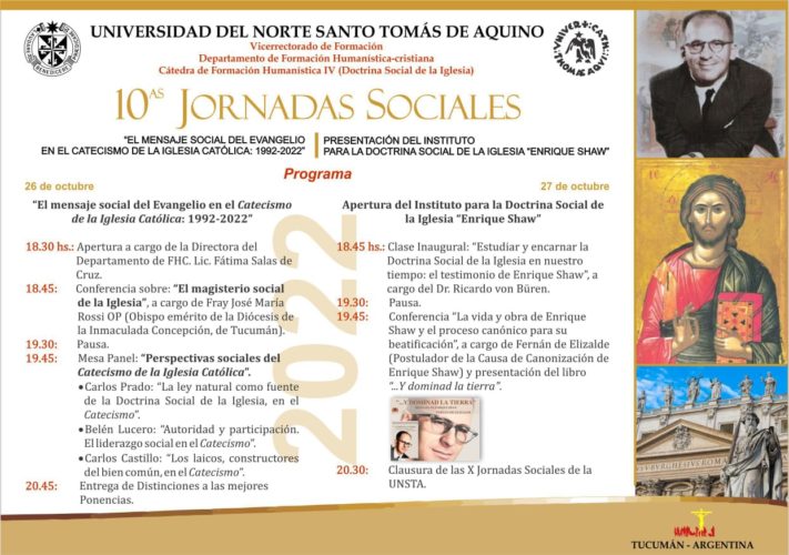 Xº Jornadas Sociales - Universidad del Norte Santo Tomás de Aquino